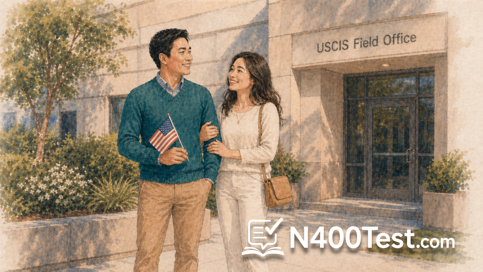 USCIS field office building where naturalization interviews take place